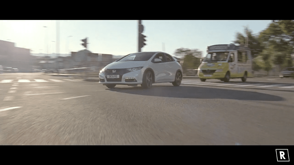 honda civic type r video interactivo