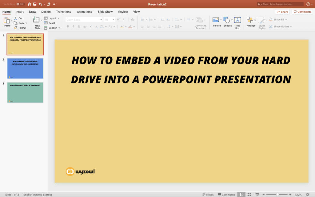 youtube video on microsoft powerpoint mac 2011