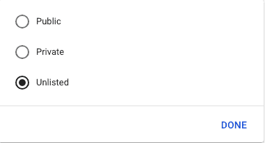 unlisted