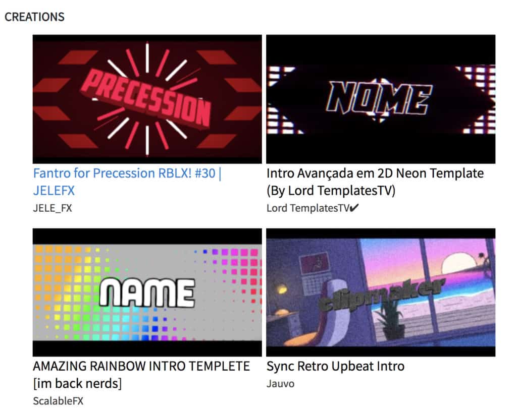 15 Best Intro Maker Tools Make Amazing Youtube Intros Wyzowl - roblox youtubers intros