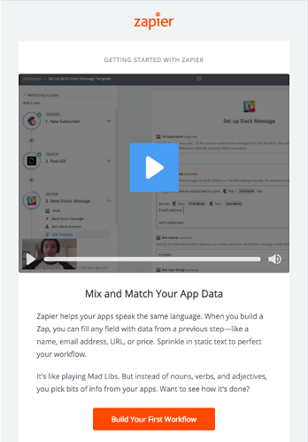 zapier email
