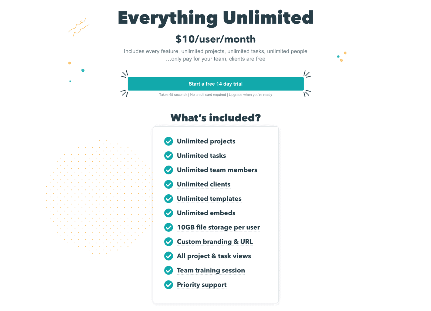 Project.co Pricing