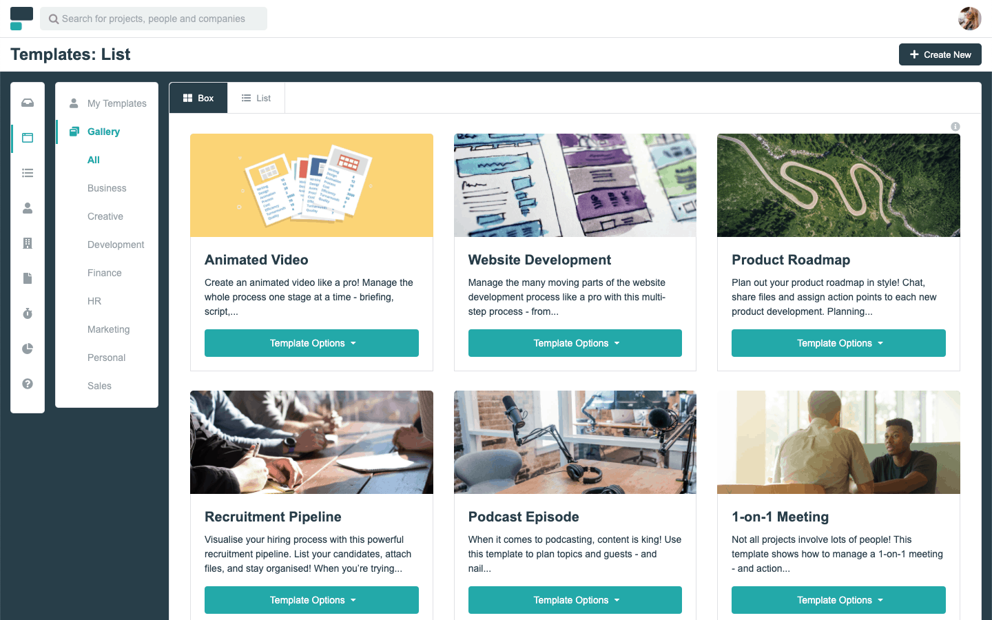 Project.co templates