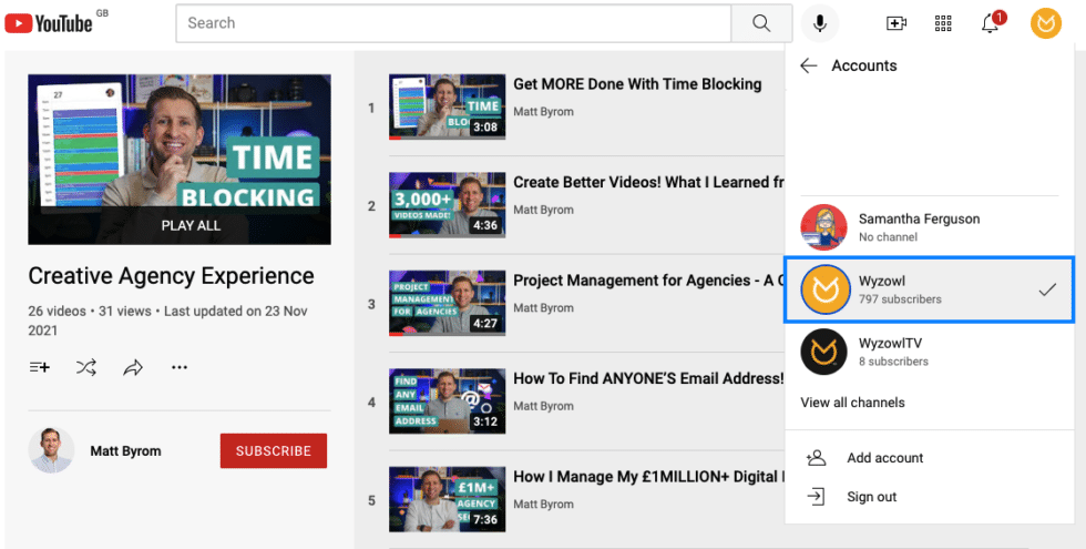 How to Make a Playlist on YouTube (Step-by-Step) | Wyzowl