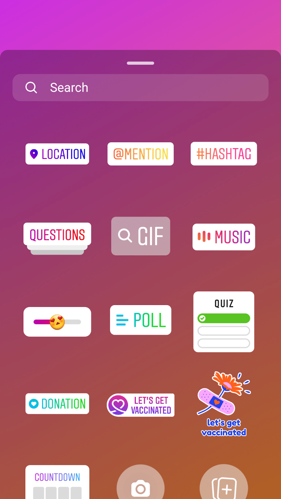 Instagram Story interactive elements