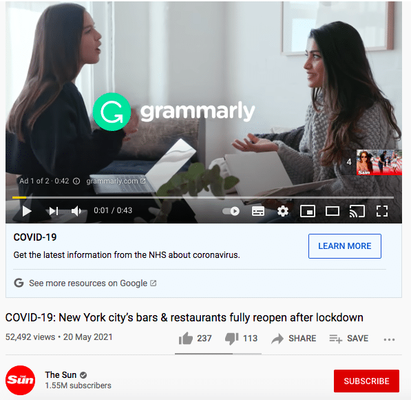 YouTube video screenshot