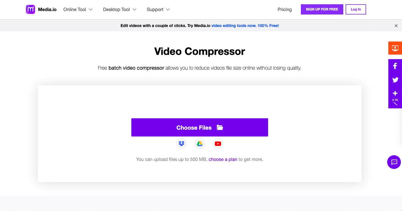 how to compress a video to send via text