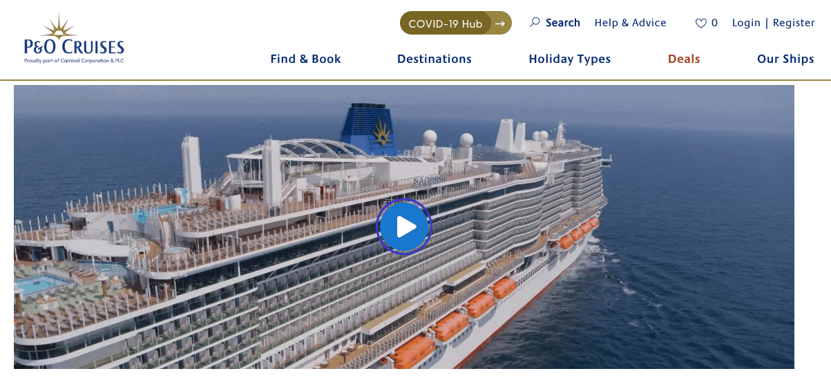 P&O website