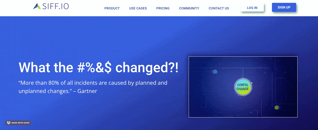 Siff.io landing page video