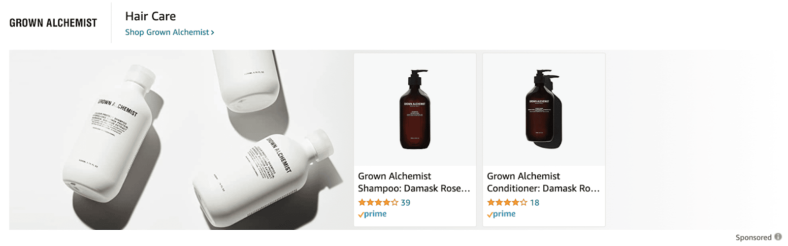 Grown Alchemist on Amazon